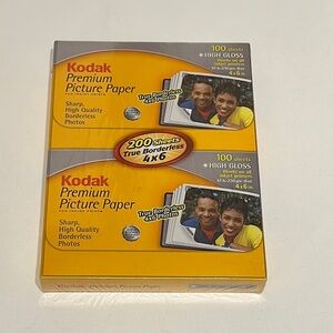NEW 2002 KODAK 4x6 100 COUNT PICTURE PAPER
